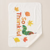 Couverture Sherpa Eric Carle | So Thankar Caterpillar (Devant)