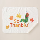 Couverture Sherpa Eric Carle | So Thankar Caterpillar (Devant (Horizontal))