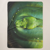 COUVERTURE SHERPA ESNAKE VERT (Devant)