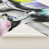 Couverture Sherpa Espace. Arrière - plan blanc brillant. Photo de l' (3/4)