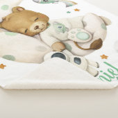 Couverture Sherpa Espace Lion Sherpa Blanche (3/4)