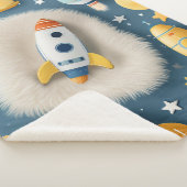 Couverture Sherpa Espace personnalisable pour bébé (3/4)
