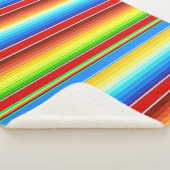 Couverture Sherpa Espagnol traditionnel couvrant mexicain vibrant (3/4)
