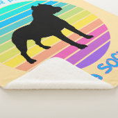 Couverture Sherpa Est-ce que votre Pitbull Bury Sock Trop Retro Suns (3/4)