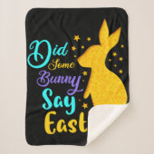 Couverture Sherpa Est-Ce Qu'Un Lapin A Dit Pâques (Devant)