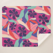 Couverture Sherpa Esthétique florissante (Devant (Horizontal))