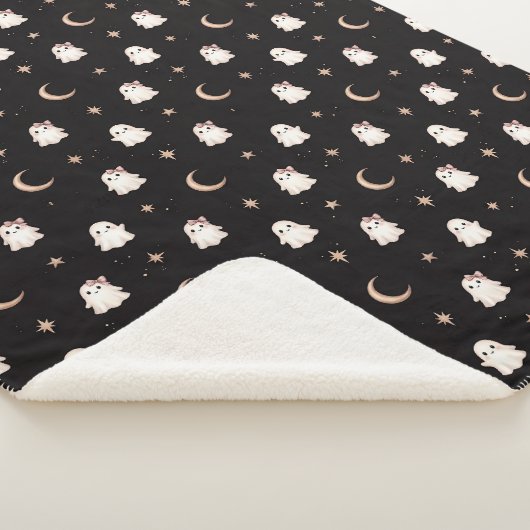 Couverture Sherpa esthétique gothique pastel Halloween (3/4)
