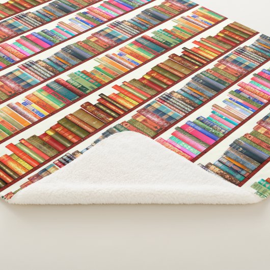 Couverture Sherpa étagère vintage (3/4)