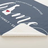 Couverture Sherpa État d'origine du Delaware personnalisé (3/4)