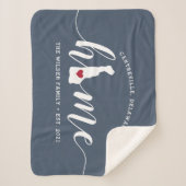 Couverture Sherpa État d'origine du Delaware personnalisé (Devant)