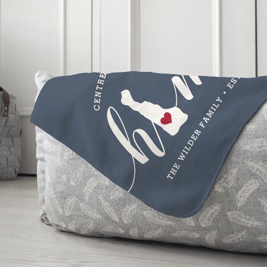 Couverture Sherpa État d'origine du Delaware personnalisé