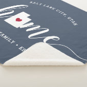 Couverture Sherpa État d'origine Utah Personnalisé (3/4)