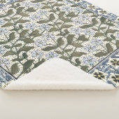 Couverture Sherpa Été Périwinkel Fleur Plutôt Élégant Floral (3/4)
