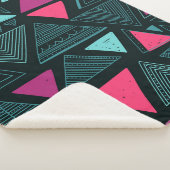 Couverture Sherpa Ethnic Tribal Boho : Doodle Vintage. (3/4)