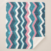 Couverture Sherpa Ethnie tribale, motif homogène (Devant)