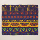Couverture Sherpa Ethno Tribal : Conception Motif transparente. (Devant (Horizontal))