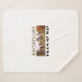 Couverture Sherpa Étoile de Broadway de PIÈCE EN T (Devant (Horizontal))