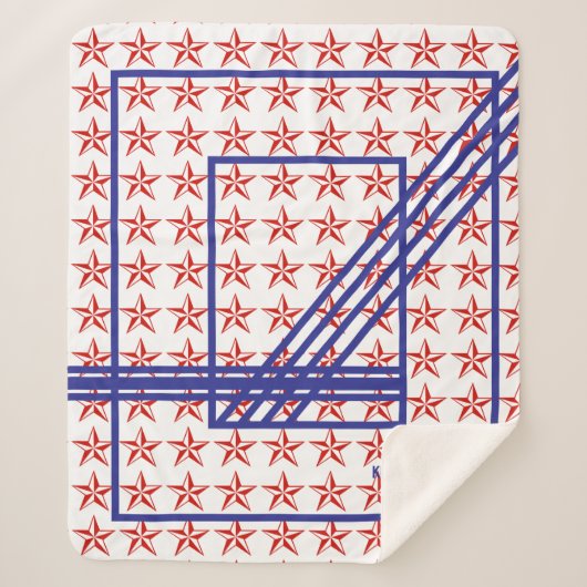 Couverture Sherpa Étoile rouge (Devant)