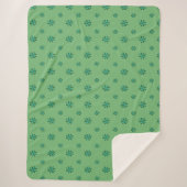 Couverture Sherpa Étoile Verte (Devant)