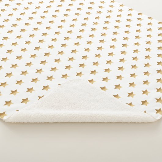 Couverture Sherpa Étoiles Chic Gold Ombre (3/4)