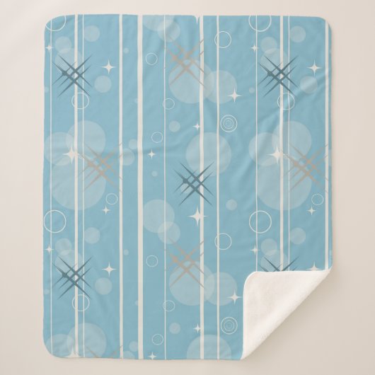 Couverture Sherpa Etoiles et cercles formes (Devant)