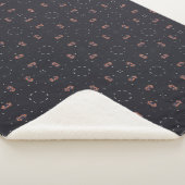 Couverture Sherpa Étoiles et motif d'engin spatial unique (3/4)