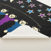 Couverture Sherpa Étoiles et ours (3/4)