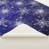 Couverture Sherpa étoiles, motif, or, abstrait, or, (3/4)