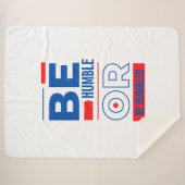 Couverture Sherpa Être Humble Ou Être Humble (Devant (Horizontal))