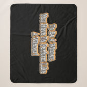 Couverture Sherpa "Être Un Vainqueur" Joli Design. Commandez dès mai (Devant)