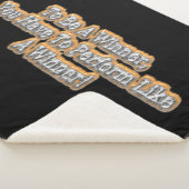 Couverture Sherpa "Être Un Vainqueur" Joli Design. Commandez dès mai (3/4)
