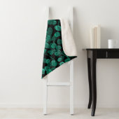 Couverture Sherpa Eucalyptus noir (En situation)