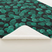 Couverture Sherpa Eucalyptus noir (3/4)