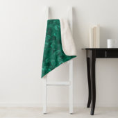 Couverture Sherpa Eucalyptus vert (En situation)