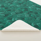 Couverture Sherpa Eucalyptus vert (3/4)
