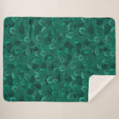 Couverture Sherpa Eucalyptus vert (Devant (Horizontal))
