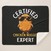 Couverture Sherpa Expert certifié en nugget de poulet (Devant (Horizontal))