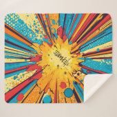 Couverture Sherpa Explosion d'art pop de style comique (11) (Devant (Horizontal))