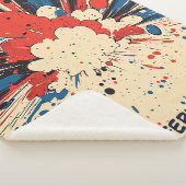 Couverture Sherpa Explosion d'art pop de style comique (4) (3/4)