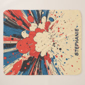Couverture Sherpa Explosion d'art pop de style comique (4) (Devant (Horizontal))