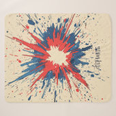 Couverture Sherpa Explosion d'art pop de style comique (5) (Devant (Horizontal))