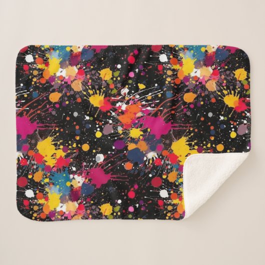 Couverture Sherpa Explosion de couleur (Devant (Horizontal))