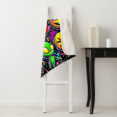 Couverture Sherpa Explosion Emoji Joueuse (En situation)