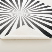 Couverture Sherpa Explosion Noir et Blanc (3/4)
