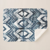 Couverture Sherpa Extraction d'indigo - géométrique (Devant (Horizontal))