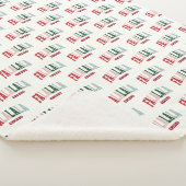 COUVERTURE SHERPA FA LA LA VIBES MOTIF (3/4)