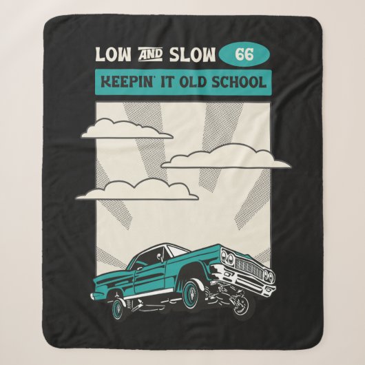 Couverture Sherpa Faible et faible 66 Classic Lowrider (Devant)