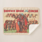 Couverture Sherpa Faire Des Éléphants Avec Des Femmes Et Des Formate (Devant (Horizontal))