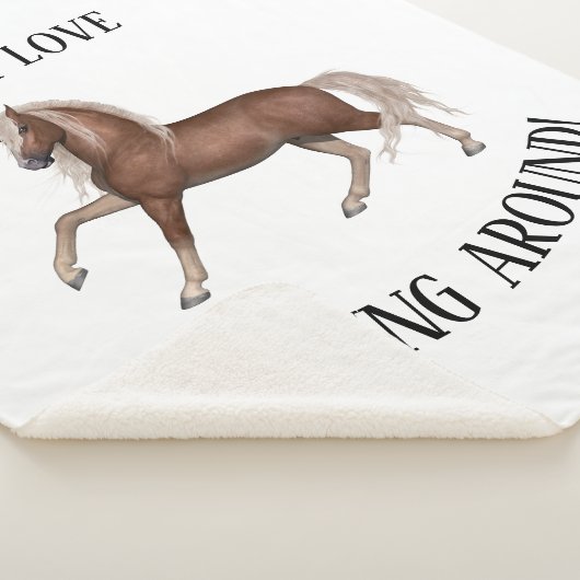 Couverture Sherpa Faire du cheval autour (3/4)