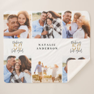 Couverture Sherpa Faire paraître 50 beaux anniversaire de photo noir